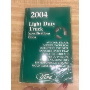 2004 Ford Light Duty Truck Specification Book Manual Dealer FCS-12137-04 OEM